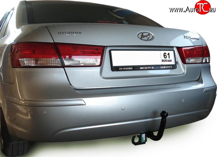 32 899 р. Фаркоп Лидер Плюс Hyundai Sonata NF дорестайлинг (2004-2008) (Без электропакета)  с доставкой в г. Йошкар-Ола