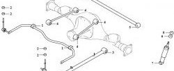 251 р. Полиуретановая втулка стабилизатора задней подвески Точка Опоры Hyundai Terracan HP рестайлинг (2004-2007)  с доставкой в г. Йошкар-Ола. Увеличить фотографию 2