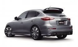 31 249 р. Накладка на задний бампер Impul INFINITI EX35 J50 (2007-2013) (Неокрашенная)  с доставкой в г. Йошкар-Ола. Увеличить фотографию 3