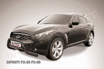 Кенгурятник d76 низкий INFINITI FX50 S51 дорестайлинг (2008-2011)