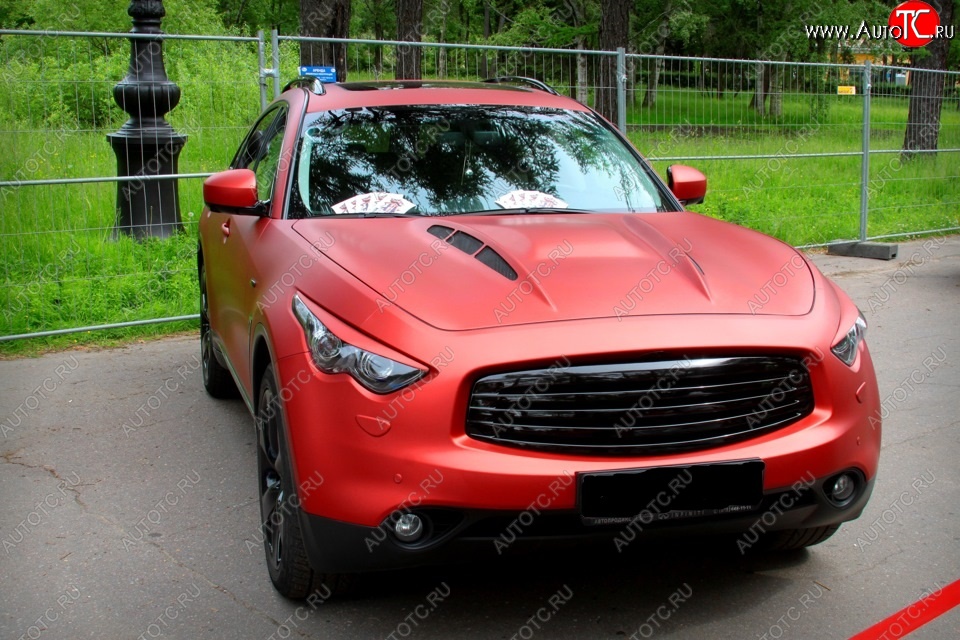 7 949 р. Решетка радиатора MzSpeed INFINITI FX50 S51 дорестайлинг (2008-2011) (Неокрашенная)  с доставкой в г. Йошкар-Ола