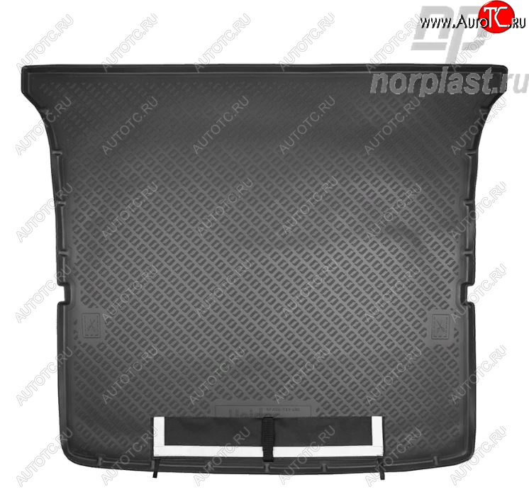 3 689 р. Коврик багажника Norplast Unidec (5 мест)  INFINITI QX56  Z62 (2010-2013), INFINITI QX80  Z62 (2013-2018), Nissan Patrol  6 (2010-2017) (Черный, с погрузочным ковриком (фартуком))  с доставкой в г. Йошкар-Ола