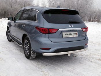 14 799 р. Фаркоп (тягово-сцепное устройство) TCC  INFINITI QX60  L50 (2016-2021) рестайлинг (Оцинкованный, шар E)  с доставкой в г. Йошкар-Ола. Увеличить фотографию 2