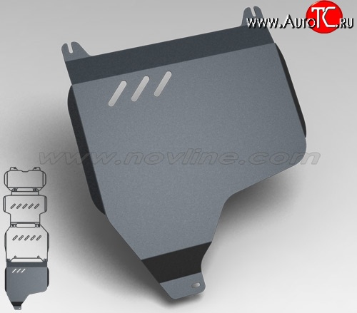 4 299 р. Защита раздаточной коробки Novline (5.6, АКПП, 3 мм) Nissan Patrol 6 Y62 дорестайлинг (2010-2014)  с доставкой в г. Йошкар-Ола