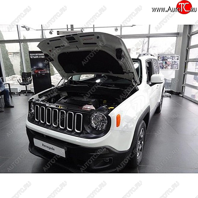 2 049 р. Упоры капота Russtal Jeep Renegade дорестайлинг (2014-2018)  с доставкой в г. Йошкар-Ола