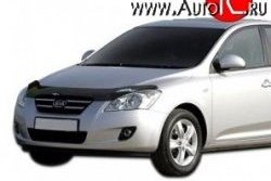 1 099 р. Дефлектор капота NovLine  KIA Ceed  1 ED (2006-2010) дорестайлинг универсал, дорестайлинг, хэтчбэк 5 дв.  с доставкой в г. Йошкар-Ола. Увеличить фотографию 1