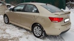 6 299 р. Пороги накладки GT Dynamics KIA Cerato 2 TD седан (2008-2013) (Неокрашенные)  с доставкой в г. Йошкар-Ола. Увеличить фотографию 2