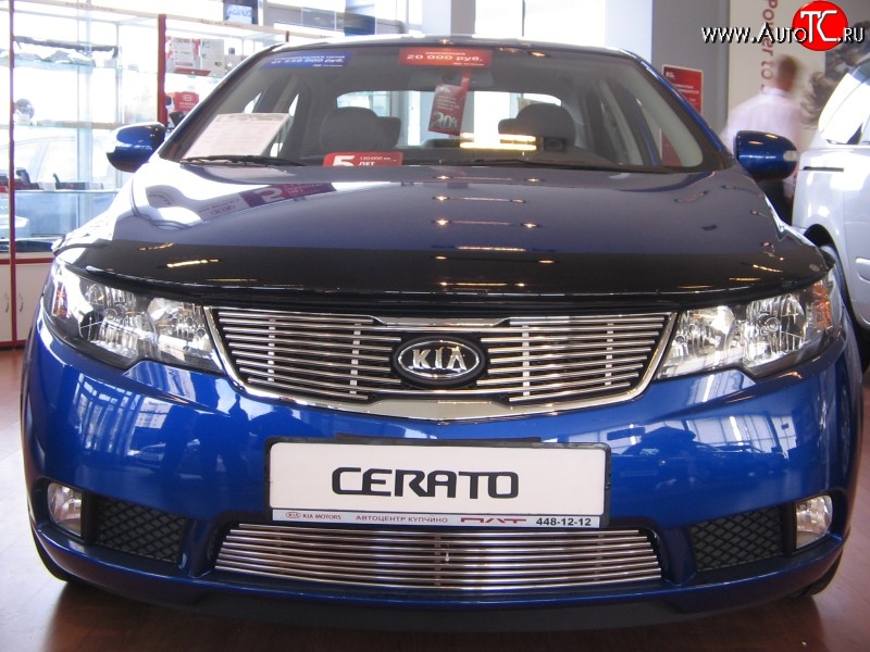 4 799 р. Декоративная вставка решетки радиатора Berkut KIA Cerato 2 TD седан (2008-2013)  с доставкой в г. Йошкар-Ола