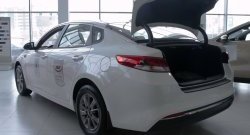 1 169 р. Защитная накладка на задний бампер RA KIA Optima JF седан рестайлинг (2018-2020)  с доставкой в г. Йошкар-Ола. Увеличить фотографию 5