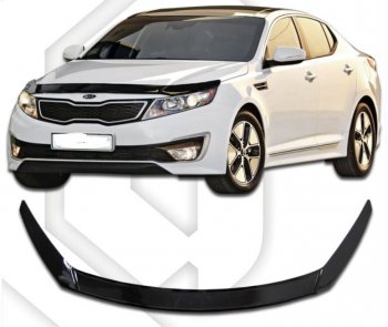 Дефлектор капота CA-Plastiс Exclusive KIA Optima 3 TF дорестайлинг седан (2010-2013)