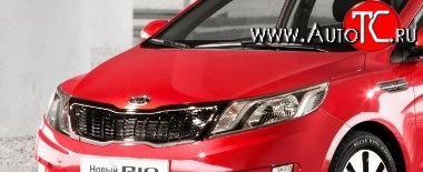 10 599 р. Капот Стандартный KIA Rio 3 QB дорестайлинг седан (2011-2015) (Окрашенный)  с доставкой в г. Йошкар-Ола