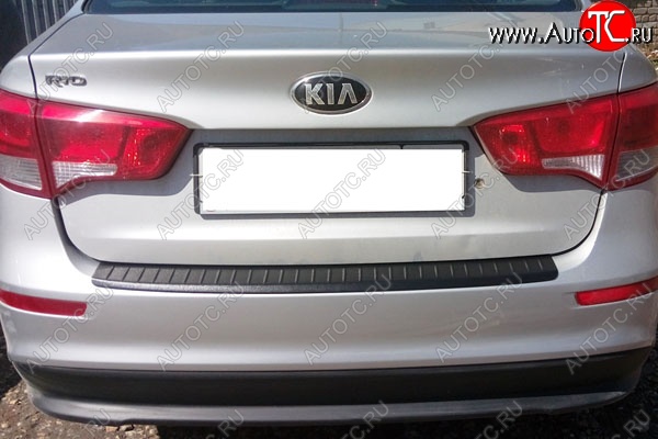 679 р. Защитная накладка заднего бампера Тюн-Авто KIA Rio 3 QB рестайлинг седан (2015-2017)  с доставкой в г. Йошкар-Ола