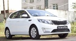 1 769 р. Защитная сетка решетки переднего бампера РА KIA Rio 3 QB дорестайлинг седан (2011-2015)  с доставкой в г. Йошкар-Ола. Увеличить фотографию 3