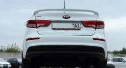 5 799 р. Спойлер BS KIA Rio 3 QB рестайлинг седан (2015-2017) (Неокрашенный)  с доставкой в г. Йошкар-Ола. Увеличить фотографию 4