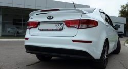 5 799 р. Спойлер BS KIA Rio 3 QB рестайлинг седан (2015-2017) (Неокрашенный)  с доставкой в г. Йошкар-Ола. Увеличить фотографию 5