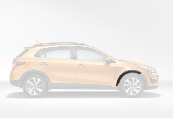 Передняя правая накладка на колёсную арку Оригинал KIA Rio X-line (2017-2021)