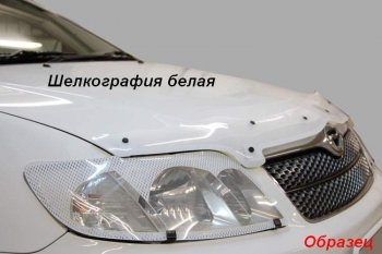 2 049 р. Дефлектор капота CA-Plastic KIA Rio X-line (2017-2021) (Classic черный, Без надписи)  с доставкой в г. Йошкар-Ола. Увеличить фотографию 6