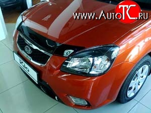 2 069 р. Дефлектор капота NovLine KIA Rio 2 JB дорестайлинг седан (2005-2009)  с доставкой в г. Йошкар-Ола