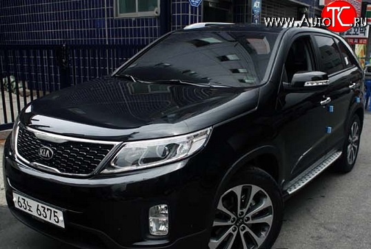 11 149 р. Пороги BMW Style KIA Sorento XM рестайлинг (2012-2015)  с доставкой в г. Йошкар-Ола