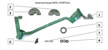 28 949 р. Замок рулевого вала FORTUS (бесштыревой)  KIA Sorento  MQ4 (2020-2022) (Вал d 17)  с доставкой в г. Йошкар-Ола. Увеличить фотографию 2