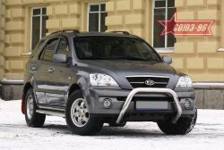 Защита переднего бампера Souz-96 (d76) KIA Sorento BL дорестайлинг (2002-2006)