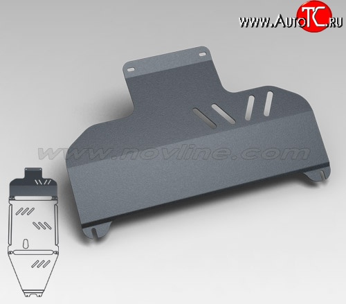 3 269 р. Защита картера двигателя Novline (2.4/3.3, МКПП/АКПП, 3 мм) KIA Sorento BL рестайлинг (2006-2010)  с доставкой в г. Йошкар-Ола