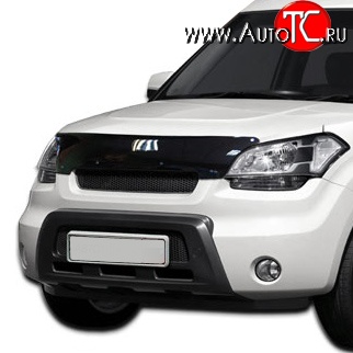 569 р. Дефлектор капота NovLine KIA Soul AM дорестайлинг (2008-2011)  с доставкой в г. Йошкар-Ола