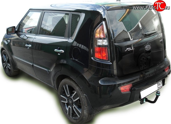 7 349 р. Фаркоп Лидер Плюс KIA Soul AM дорестайлинг (2008-2011) (Без электропакета)  с доставкой в г. Йошкар-Ола