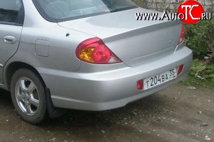 3 499 р. Задний бампер Стандартный KIA Spectra (2000-2009) (Неокрашенный)  с доставкой в г. Йошкар-Ола