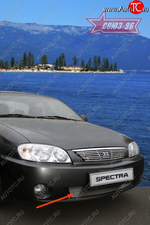 4 049 р. Декоративный элемент воздухозаборника Souz-96 (d10) KIA Spectra (2000-2009)  с доставкой в г. Йошкар-Ола