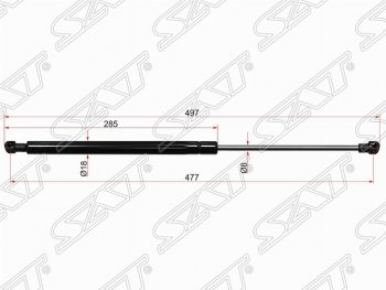 Газовый упор крышки багажника SAT Land Rover Discovery 4 L319 (2009-2016)