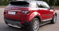 15 799 р. Защита порогов из круглой трубы диаметром 63 мм (Prestige u Pure) Russtal Land Rover Range Rover Evoque 1 L538 дорестайлинг 5 дв. (2011-2015) (Защита порогов с со скосами на торцах (вариант 1))  с доставкой в г. Йошкар-Ола. Увеличить фотографию 4