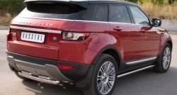 15 799 р. Защита порогов из круглой трубы диаметром 63 мм (Prestige u Pure) Russtal Land Rover Range Rover Evoque 1 L538 дорестайлинг 5 дв. (2011-2015) (Защита порогов с со скосами на торцах (вариант 1))  с доставкой в г. Йошкар-Ола. Увеличить фотографию 8