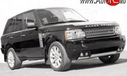 23 049 р. Накладка Verge на передний бампер Land Rover Range Rover 3 L322 дорестайлинг (2002-2006) (Неокрашенная)  с доставкой в г. Йошкар-Ола. Увеличить фотографию 2