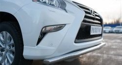 17 999 р. Защита переднего бампера (Ø63 мм волна, нержавейка) SLITKOFF  Lexus GX460  J150 (2013-2022) 1-ый рестайлинг, 2-ой рестайлинг  с доставкой в г. Йошкар-Ола. Увеличить фотографию 4