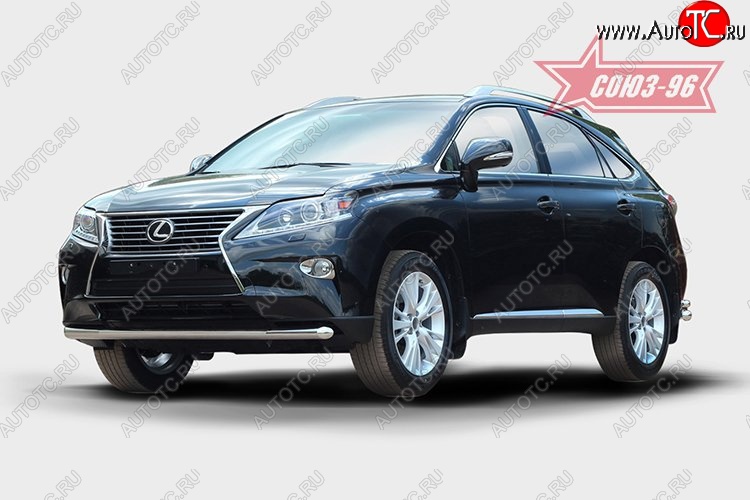 1 052 р. Защита переднего бампера одинарная Souz-96 (d60). Lexus RX350 AL10 рестайлинг (2012-2015)  с доставкой в г. Йошкар-Ола