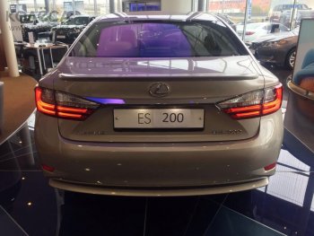 2 049 р. Лип спойлер АВТОКРАТ Lexus ES300h XV60 дорестайлинг (2012-2015) (Неокрашенный)  с доставкой в г. Йошкар-Ола. Увеличить фотографию 3