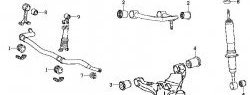 699 р. Полиуретановая втулка стабилизатора передней подвески Точка Опоры (43 мм) Toyota Land Cruiser Prado J150 дорестайлинг (2009-2013)  с доставкой в г. Йошкар-Ола. Увеличить фотографию 2