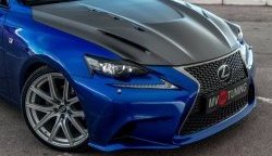 1 299 р. Реснички на фары Tuning-Sport Lexus IS250 XE30 седан дорестайлинг (2013-2016) (Неокрашенные)  с доставкой в г. Йошкар-Ола. Увеличить фотографию 9