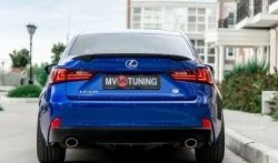 5 899 р. Лип спойлер Tuning-Sport Lexus IS250 XE30 седан дорестайлинг (2013-2016) (Неокрашенный)  с доставкой в г. Йошкар-Ола. Увеличить фотографию 8