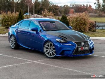 53 999 р. Капот F-SPORT Lexus IS250 XE30 седан дорестайлинг (2013-2016) (Неокрашенный)  с доставкой в г. Йошкар-Ола. Увеличить фотографию 2