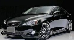 7 999 р. Накладка на передний бампер CT Lexus IS250 XE20 седан дорестайлинг (2005-2013) (Неокрашенная)  с доставкой в г. Йошкар-Ола. Увеличить фотографию 3