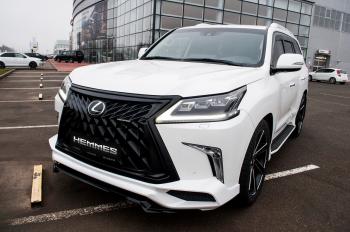 45 999 р. Юбка переднего бампера HEMMES  Lexus LX450d  J200 - LX570  J200 (Неокрашенная)  с доставкой в г. Йошкар-Ола. Увеличить фотографию 16