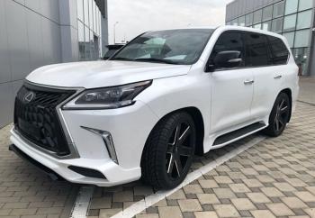 45 999 р. Юбка переднего бампера HEMMES  Lexus LX450d  J200 - LX570  J200 (Неокрашенная)  с доставкой в г. Йошкар-Ола. Увеличить фотографию 3