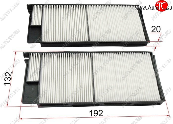 319 р. Фильтр салона SAT (комплект)  Lexus LX470  J100 (1998-2002), Toyota Land Cruiser  100 (1998-2007)  с доставкой в г. Йошкар-Ола