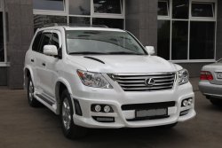 26 249 р. Пластиковый капот PHANTOM Lexus LX570 J200 дорестайлинг (2007-2012) (Неокрашенный)  с доставкой в г. Йошкар-Ола. Увеличить фотографию 2