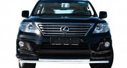 30 149 р. Двойная защита переднего бампера d 60х42 Sport Package Souz-96 Lexus LX570 J200 дорестайлинг (2007-2012)  с доставкой в г. Йошкар-Ола. Увеличить фотографию 2