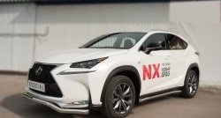 15 999 р. Защита переднего бампера (Ø63 мм волна, нержавейка, F-SPORT) SLITKOFF  Lexus NX200T  Z10 (2014-2017)  с доставкой в г. Йошкар-Ола. Увеличить фотографию 4