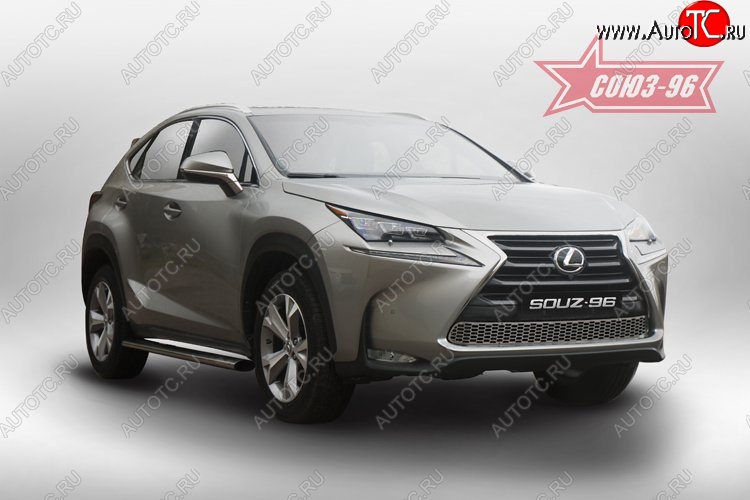 8 249 р. Декоративный элемент воздухозаборника Souz-96 V2 Lexus NX200T Z10 (2014-2017)  с доставкой в г. Йошкар-Ола