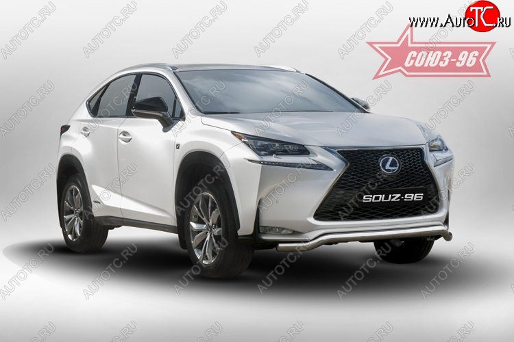 18 764 р. Защита переднего бампера одинарная Sport Souz-96 Premium (d60) Lexus NX200 Z10 дорестайлинг (2014-2017)  с доставкой в г. Йошкар-Ола